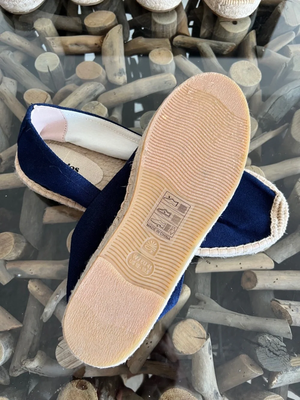 SOLUDOS Armada Blue Smoking Platform Espadrilles